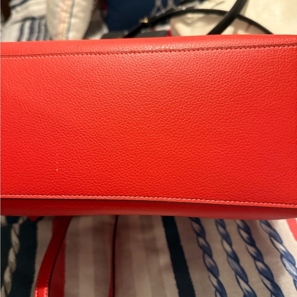 Coach Red Leather Tote Bag - Picture 12 of 12